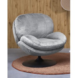 Fotelis SHELL sukamasis (Pilkas) NAUJIENA Fotelis SHELL sukamasis (Pilkas) NAUJIENA